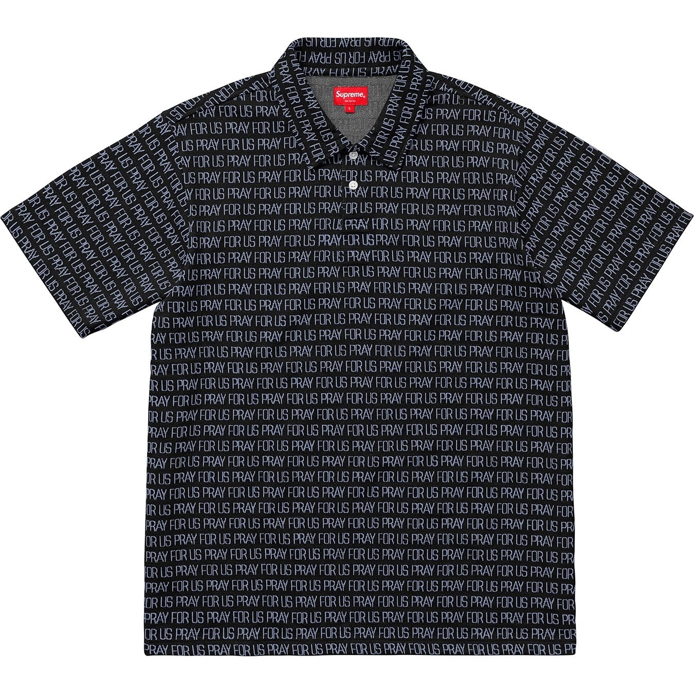 Pray For Us Jacquard Polo view 5